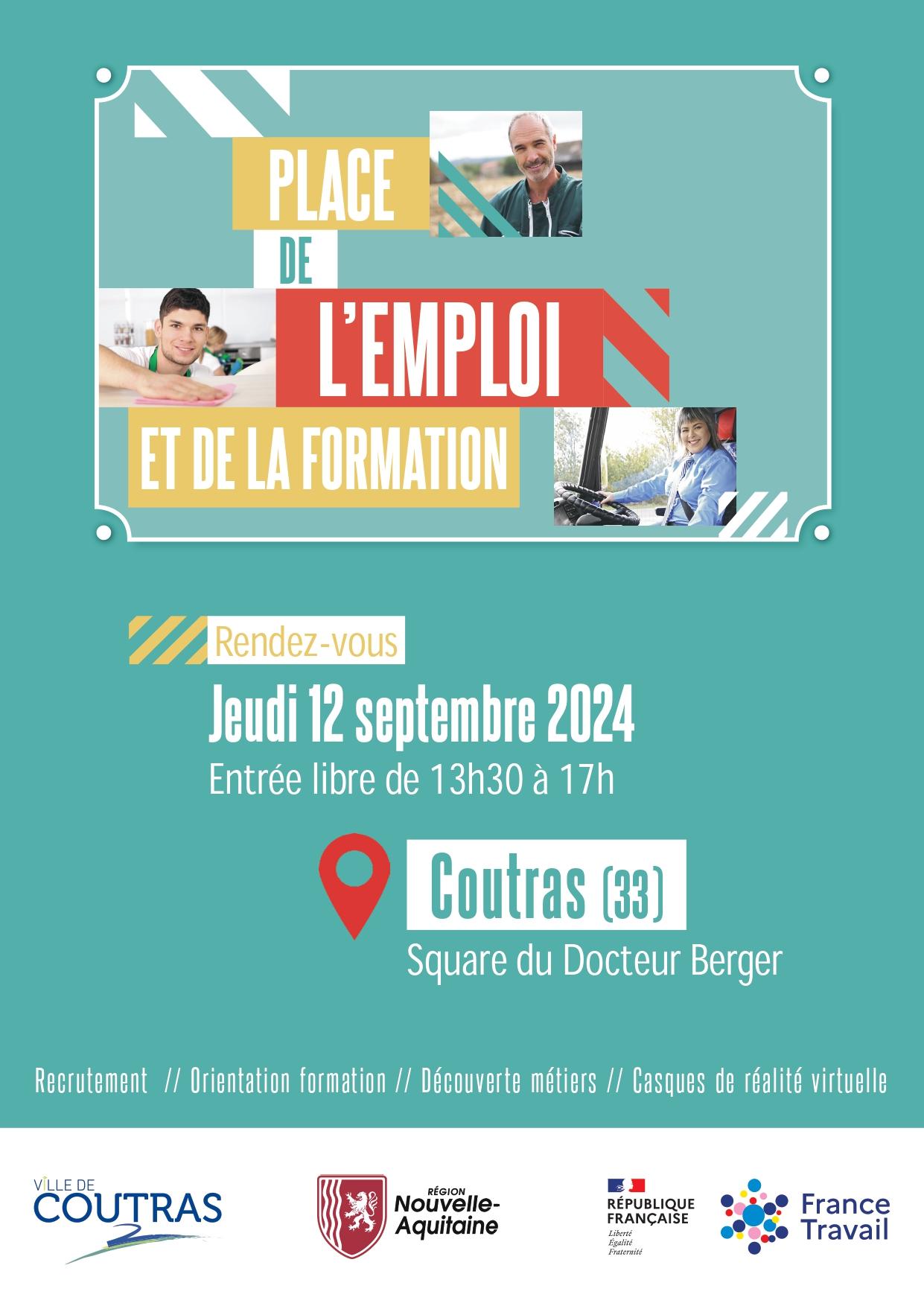 Place de emploi coutras